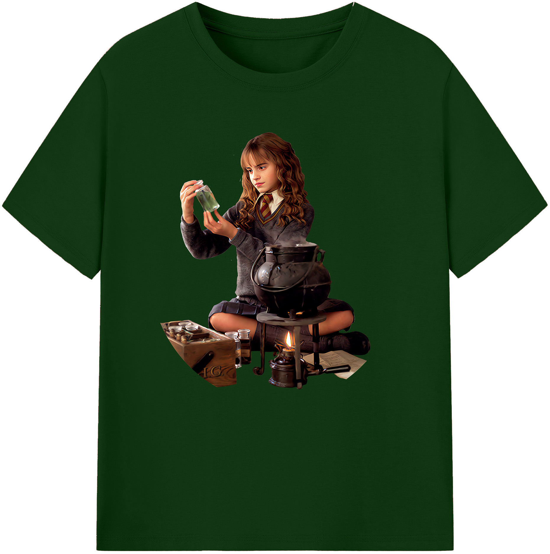 （画像用） Harry Potter ハリー・ポッターシリーズ 綿100％半袖Tシャツ（フロントプリント）